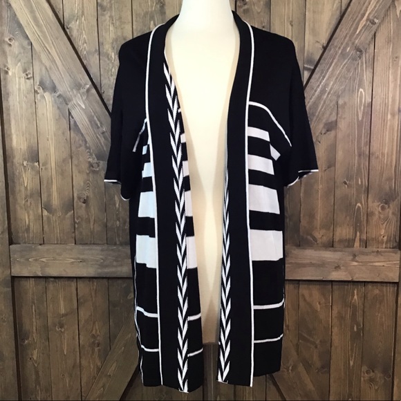 Chico's Sweaters - Chico’s black & white sweater cardigan